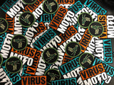 Virus Moto Orange Logo Patch