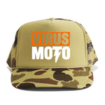 Virus Moto Camo Logo Mesh Hat